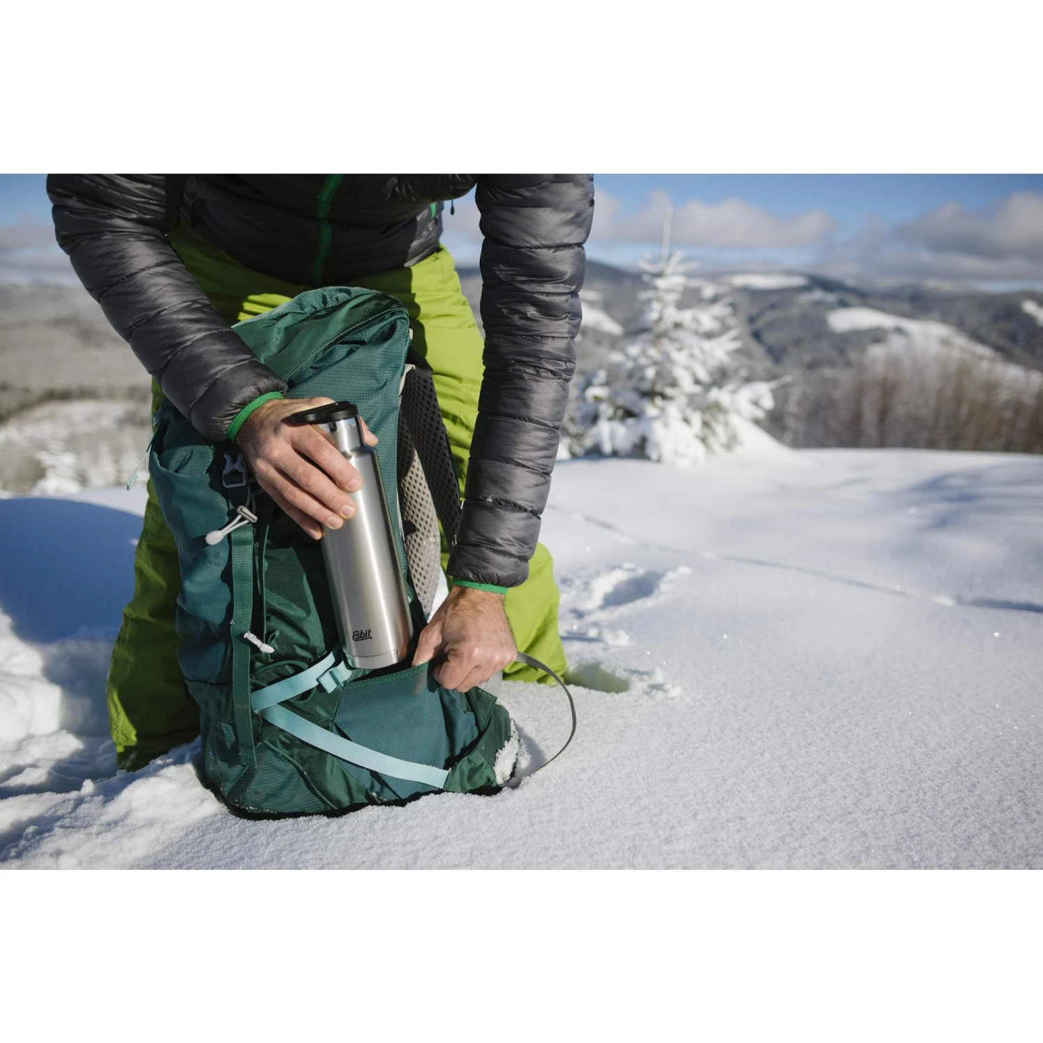 Esbit PICTOR EDELSTAHL ISOLIERFLASCHE, 550 ML - Thermokanne 8 Esbit PICTOR EDELSTAHL ISOLIERFLASCHE, 550 ML - Thermokanne – Bild 6