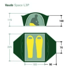 Bestseller -Outdoor Produkten Geschäft 5637971498 funaipa space l 3p vaude 24